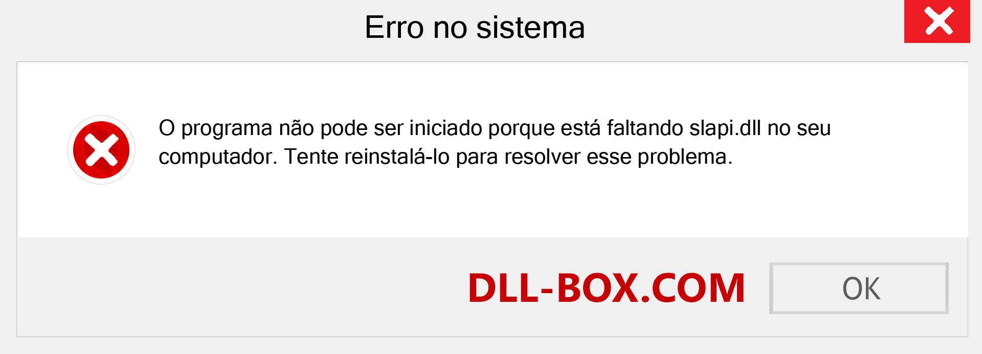 Arquivo slapi.dll ausente ?. Download para Windows 7, 8, 10 - Correção de erro ausente slapi dll no Windows, fotos, imagens